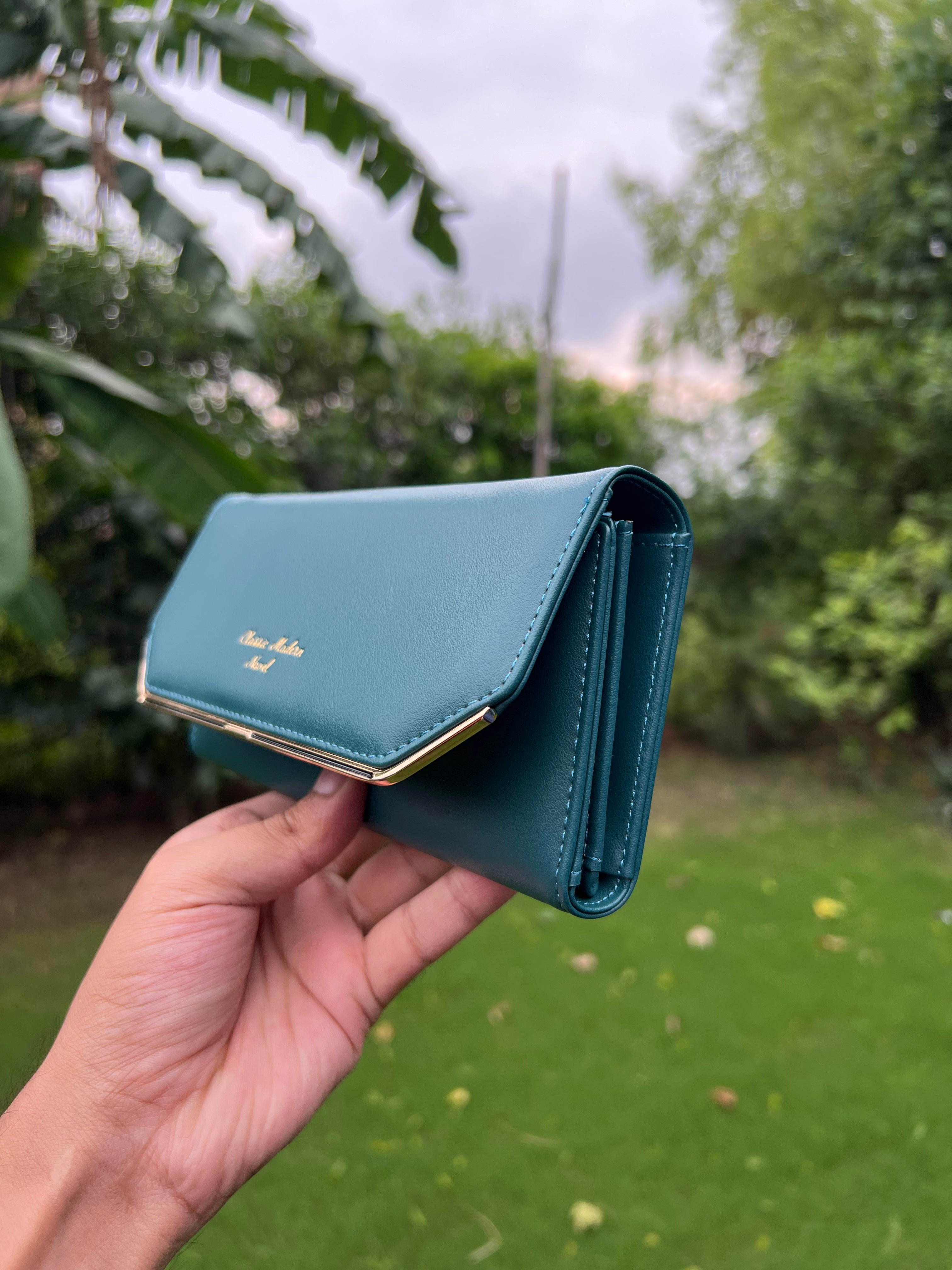 Classic Modern Ladies Clutch Purse