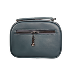 Chic Teal Quilted Crossbody Bag