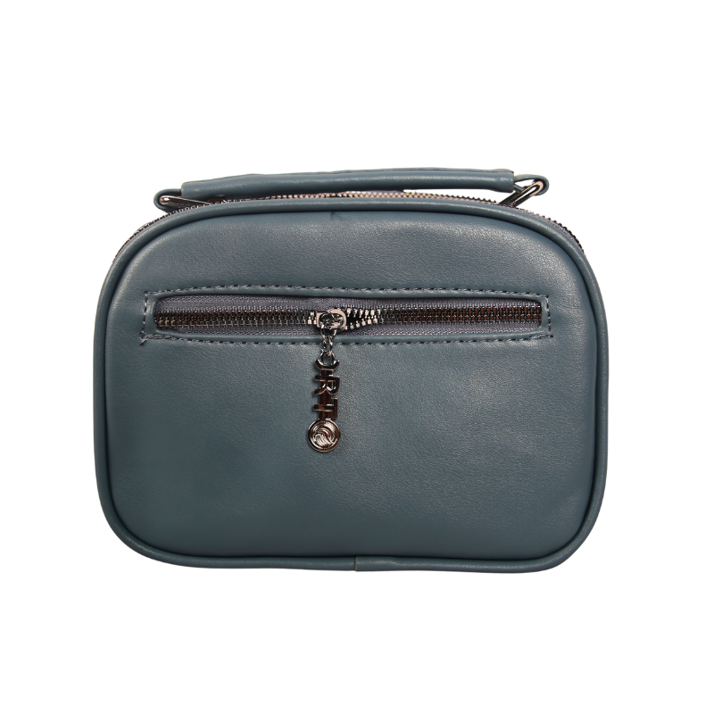 Chic Teal Quilted Crossbody Bag