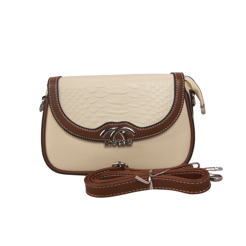 Chic Two-Tone Crossbody Bag