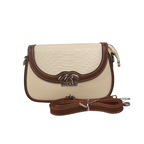 Chic Two-Tone Crossbody Bag