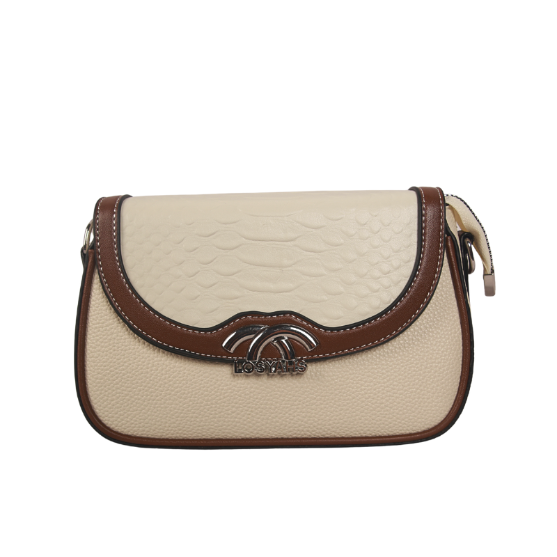 Chic Two-Tone Crossbody Bag