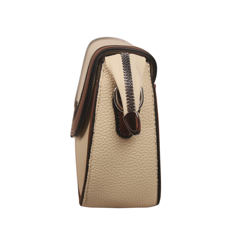 Chic Two-Tone Crossbody Bag