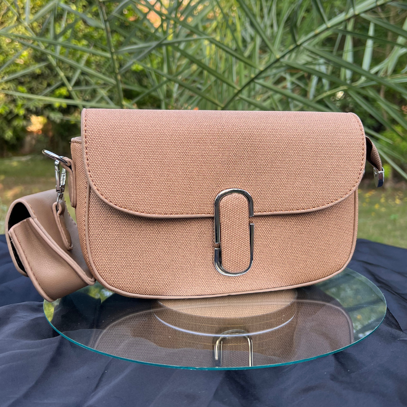 Chic Crossbody Bag with Strap and Mini Pouch
