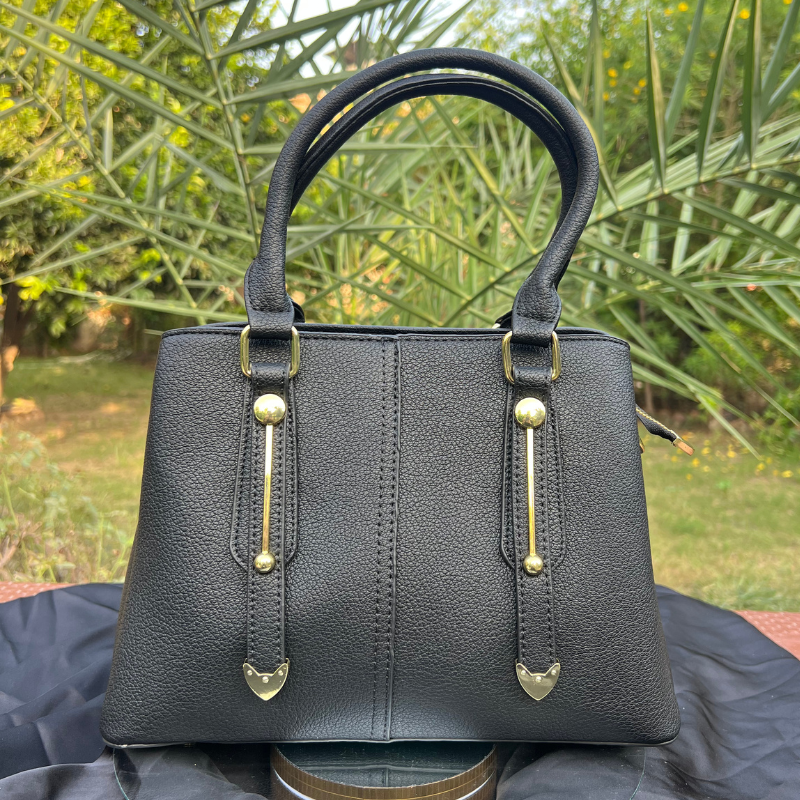 Black Top Handle bag