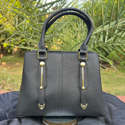Black Top Handle bag