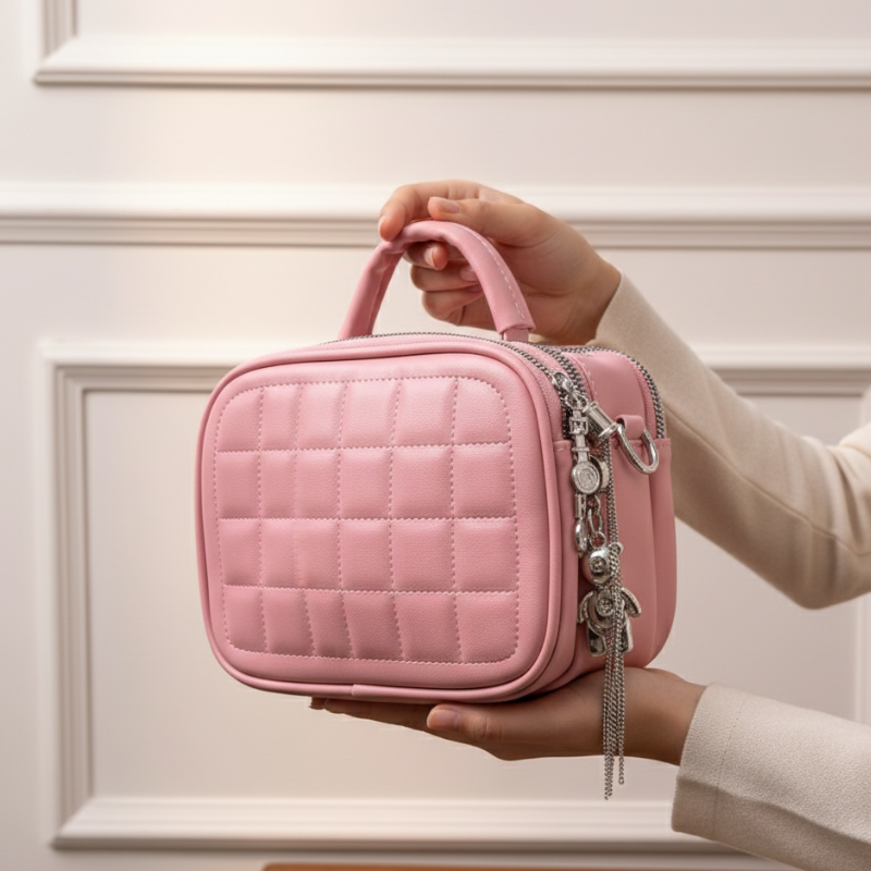 Triple-Zip Crossbody